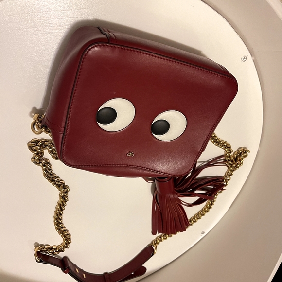 COPY - ANYA HINDMARCH Red Eyes Right Mini Crossbody - Picture 2 of 14